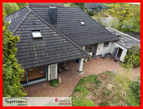 Blick auf die Rückansicht - 4 Zimmer Bungalow zum Kaufen in Emden