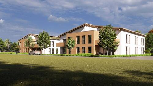 __Ansicht_1 - Etagenwohnung mit 101,60 m&sup2; in Dietenheim zum Kaufen