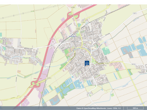 Bild aus Kartenansicht - 6 Zimmer Einfamilienhaus zum Kaufen in Wallersdorf