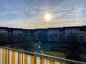Ausblick Balkon - 1 Zimmer Etagenwohnung zur Miete in Chemnitz
