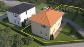 Draufsicht Richtung Scherzach - Einfamilienhaus mit 131,00 m² in Schlier zum Kaufen