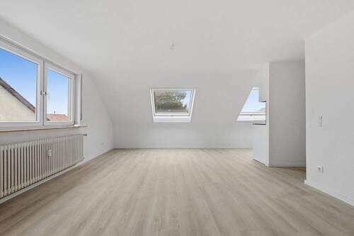 Wohn- u. Essbereich - Etagenwohnung mit 58,00 m&sup2; in Karlsruhe/Neureut zur Miete