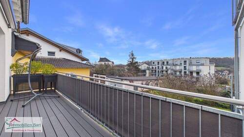 10 m² großer Sonnenbalkon - 