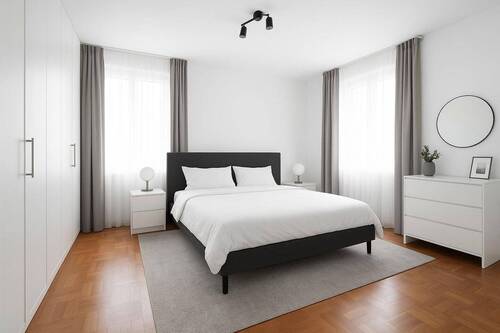 ... Schlafzimmer Beispielanimation ... - Etagenwohnung mit 82,90 m&sup2; in Grafrath zum Kaufen