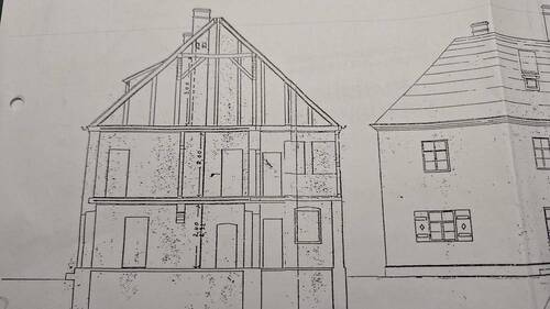 Schnitt Haupthaus - 