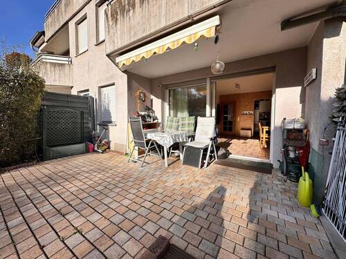 Ihre neue Südterrasse - Ihr neues Zuhause im Erdgeschoss mit Garten und Garage, kleine ETW für das Glück zu zweit