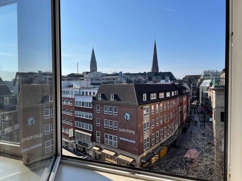 Aussicht Sögestraße 6. OG 2.jpg - BESTE AUSSICHTEN! Helles Büro mit Ausblick auf Altstadt und Sögestraße - Top Lage!