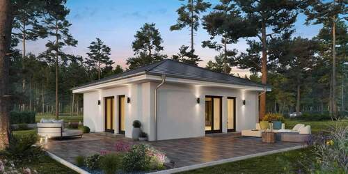 Ansicht Garten Abend - 