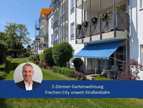 2 Zimmer - Gartenwohnung mitten in Frechen! - 2-Zimmer-Wohnung mit Terrasse und Garten, mitten in Frechen, unweit der Straßenbahn nach Köln.