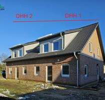 2 Neubauhälften à ca. 109 m², KfW-40 (Ihre Fördermittel), fast fertig. - Oster-Ohrstedt
