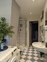 Bad mit Dusche - 