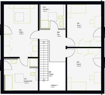 Dachgeschoss - 