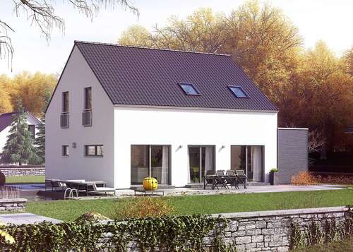Hausansicht - Haus inkl. Technik zum unschlagbaren Preis auf einem tollen Grundstück in Rötha!