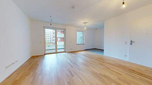 Wohnzimmer - Etagenwohnung mit 74,00 m² in Frankfurt am Main zur Miete