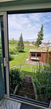 Blick aus dem Wintergarten - 