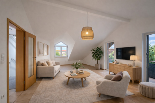 Wohnen - 3 Zimmer Etagenwohnung zur Miete in Parsdorf