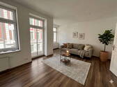Wohnzimmer - 2 Zimmer Etagenwohnung zur Miete in Schwerin