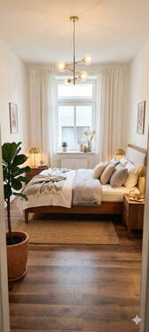 Schlafzimmer - 2 Zimmer Etagenwohnung in Schwerin