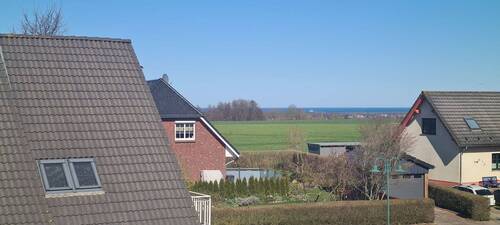 Ostseeblick vom Spitzboden ohne Schiffchen - 