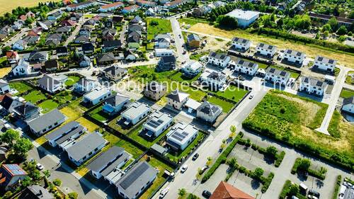 Blick auf das Baugebiet - Grundstück in Dessau-Roßlau