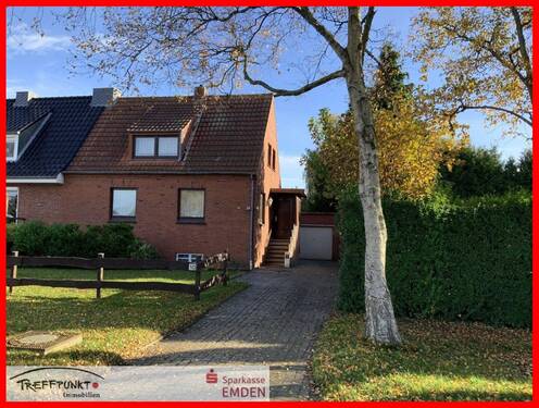 Vorderansicht - 4 Zimmer Doppelhaushälfte zum Kaufen in Emden