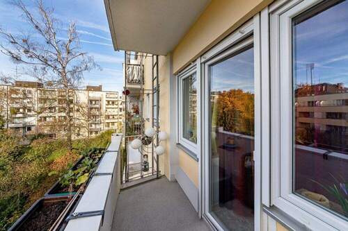 Balkon - 1 Zimmer Etagenwohnung in München / Untergiesing