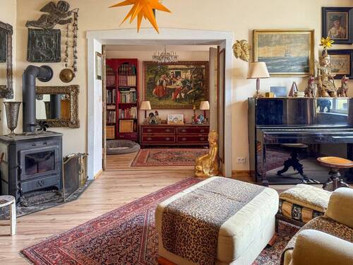 Kaminzimmer - 1 Zimmer Einfamilienhaus in Wiesenburg/Mark