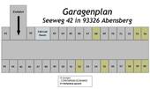 Garagenplan - VK-Gelb - 8 Tiefgaragenstellplätze in Abensberg, jeweils mit Sektionaltor abschließbar. 'Investmentpaket'