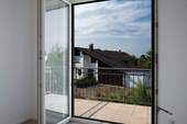 Balkon in Richtung Westen Archivbild - 