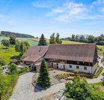 Idyllisches Hofensemble in wunderschöner Natur - Deggenhausertal Harresheim