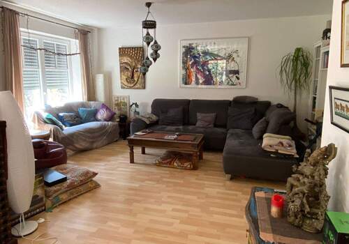 Wohnzimmer - 5 Zimmer Doppelhaushälfte zur Miete in Langensendelbach