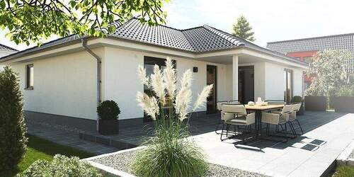 WBG 108 - Gartenansicht - 4 Zimmer Bungalow in Marlishausen