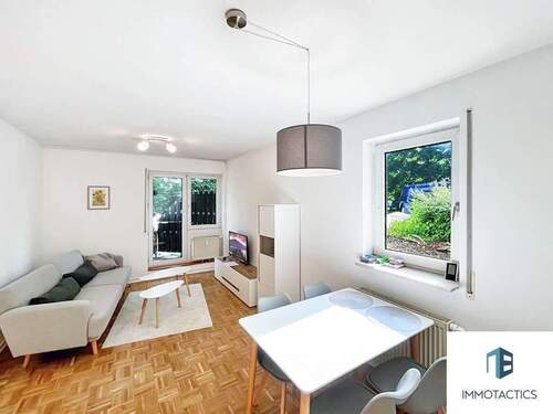 Wohnzimmer - 2 Zimmer Terrassenwohnung zur Miete in Bad Kreuznach