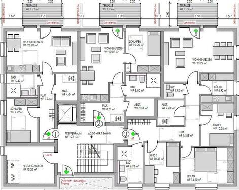 9FH EG.jpg - Mehrfamilienhaus, Wohnhaus in Bielefeld zum Kaufen