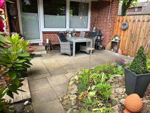 Süd-Terrasse - Gepflegte 2-Zi-Whg. mit Süd-Terrasse am Mühlenteich