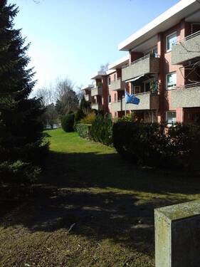 Blick zum Mühlenteich - 2 Zimmer Terrassenwohnung in Glinde