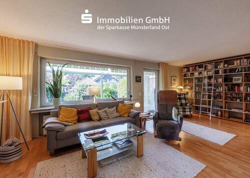 Wohnzimmer - 4 Zimmer Doppelhaushälfte in Münster