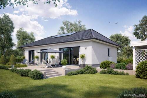 Titelbild - Natur Pur! Neubaubungalow mit Grundstück in herrlicher Waldrandlage!