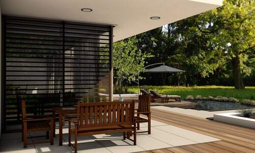 Beispiel Neubau - Ruhiges Wohnen im Grünen – KfW 40 Neubau in bevorzugter Lage von Leipzig