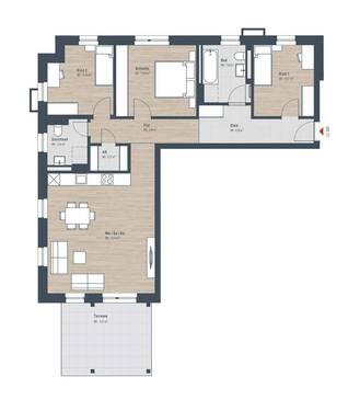 Gruendlacher_Gaerten_C01.jpg - 4 Zimmer Terrassenwohnung zum Kaufen in Nürnberg
