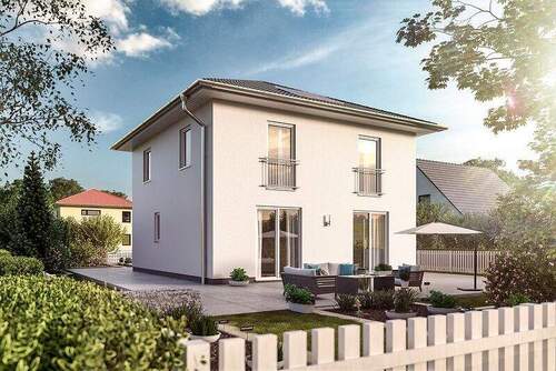 Fl124 - Gartenansicht - 4 Zimmer Einfamilienhaus in Marlishausen