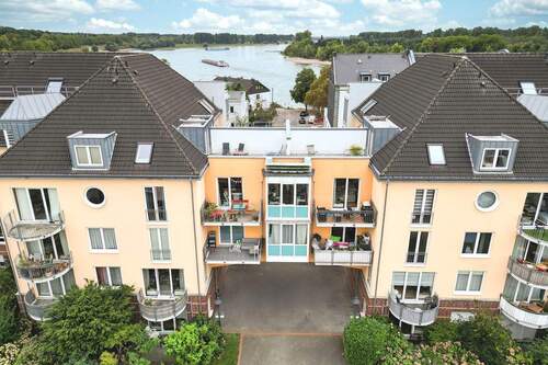 Aussenansicht - Wohnen oder Investieren: Stilvolle 4-Zimmer-Wohnung mit Balkon & Top-Ausstattung in Rheinnähe !!!