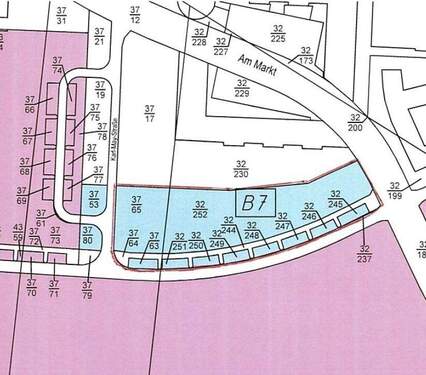 Flurkarte B7 - Grundstück in Kabelsketal