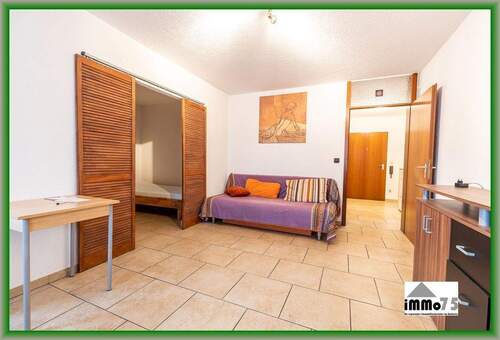 Wohnzimmer - Etagenwohnung mit 40,00 m&sup2; in Pforzheim zur Miete