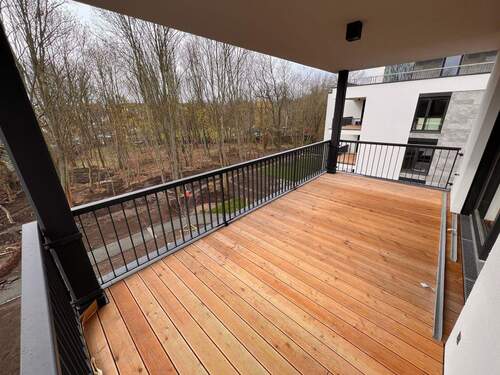 Blick von der Terrasse Wohnung 18 - 5 Zimmer Etagenwohnung zum Kaufen in Leipzig