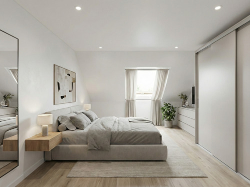 Schlafzimmer (KI-Visualisierung) - 