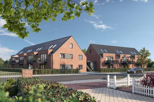 Visualisierung - Wohnen mit QUALITÄT, ENERGIEEFFIZIENZ und KOMFORT Moderne Neubauwohnung in Neuenkirchen