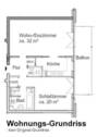 Wohnungs-Grundriss - 