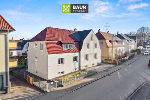Titelbild - Charmantes Einfamilienhaus mit Altbau-Charme und Modernisierungen in der Ulmer Weststadt!