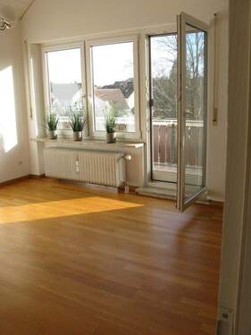 Wohnzimmer Fliegengittertür - Etagenwohnung mit 67,60 m&sup2; in Bad Wörishofen zum Kaufen